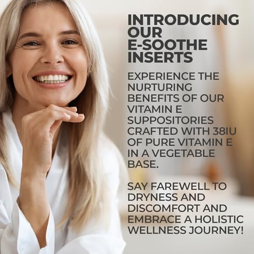 NewLife Naturals Vitamin E Suppositories 38IU - Vaginal Dryness Irritation Menopause Support NewLife Naturals uk supplements