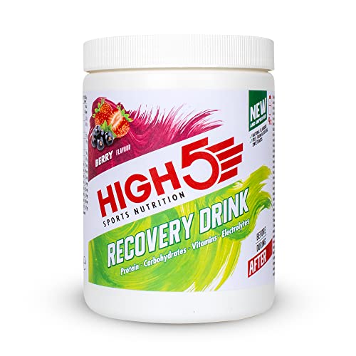 HIGH5 Recovery Drink | Whey Protein Isolate | Promotes Recovery | (Berry, 450g) HIGH5 uk supplements