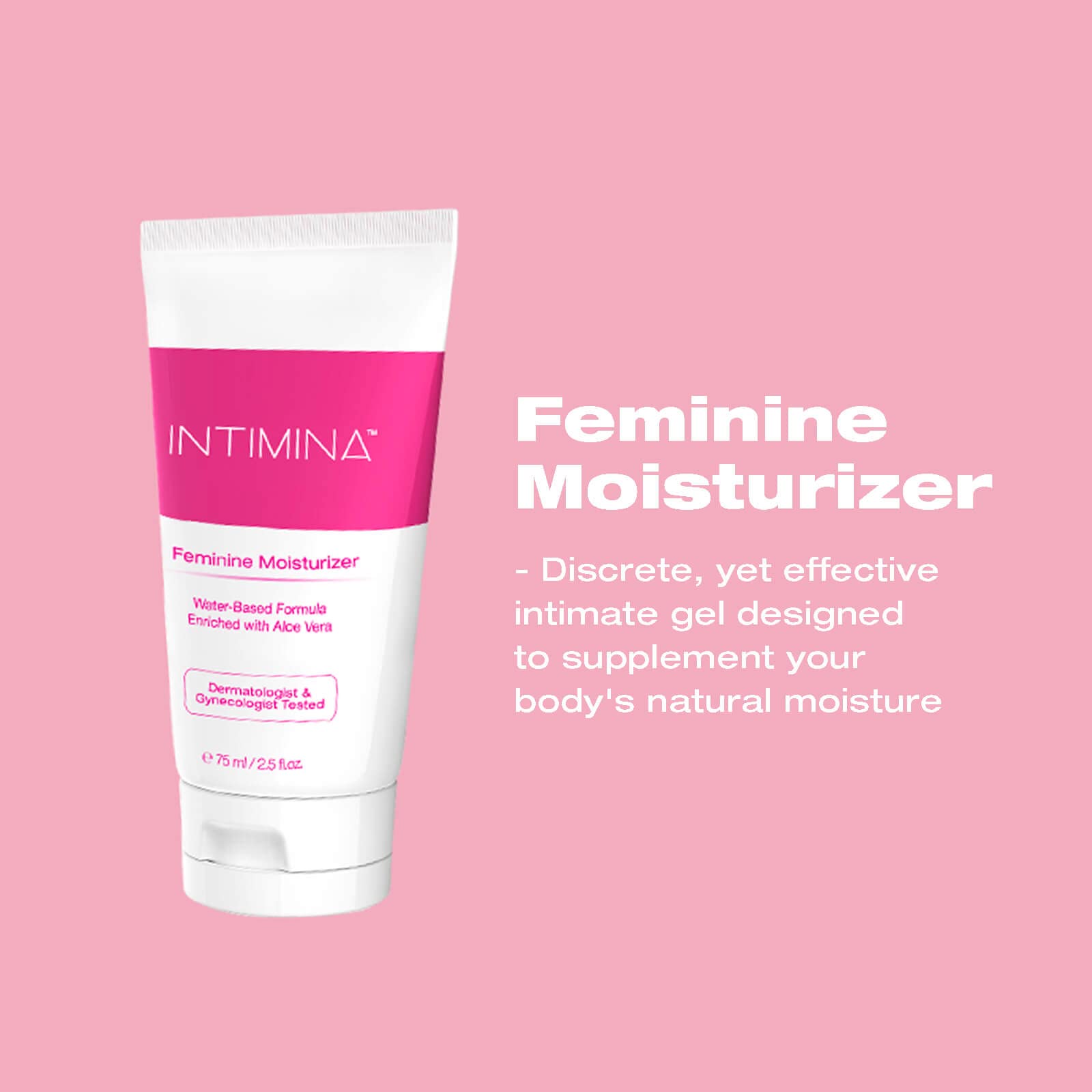 Intimina Feminine Moisturizer - Vaginal Moisturizer - Personal Lubricant for Women Water Based Lubrication INTIMINA uk supplements