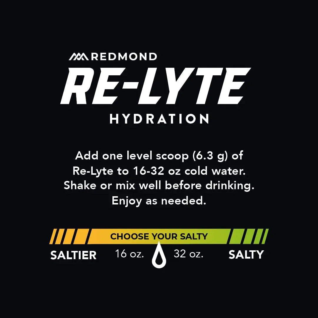 REDMOND Re-Lyte Hydration Electrolyte Powder Mix, Variety Pack, 30 Stick Packs REDMOND uk supplements