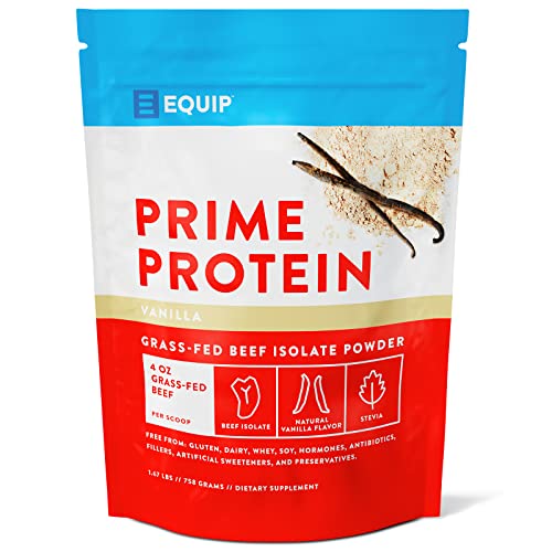 Equip Foods Prime Protein - Grass Fed Beef Protein Powder Isolate - Gluten Free Carnivore Equip uk supplements