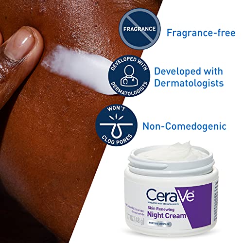 CeraVe Skin Renewing Night Cream | Niacinamide, Peptide Complex CeraVe uk supplements