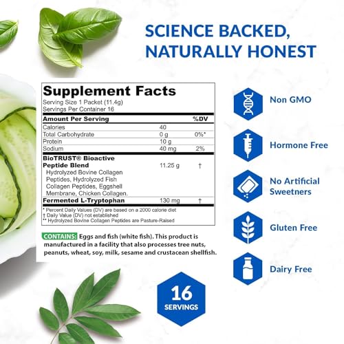 BioTrust Ageless Multi Collagen Peptides Powder – Types I, II, III, V, X – Unflavored Collagen BioTrust uk supplements