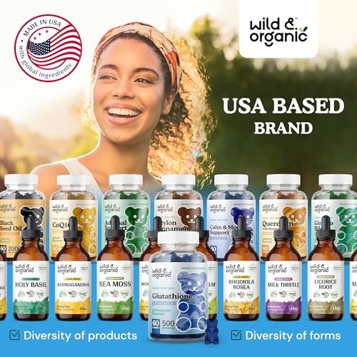 Wild & Organic Glutathione Gummies - Reduced Glutathione for Liver Cleanse & Antioxidants Wild & Organic uk supplements
