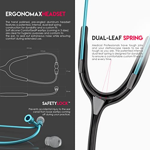 Engravable - MDF Acoustica Lightweight Personalized Custom Stethoscope MDF Instruments uk supplements