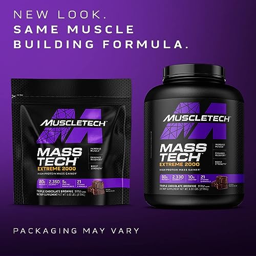 Muscletech Mass Gainer Mass-Tech Extreme 2000, Muscle Builder Whey Protein Powder MuscleTech uk supplements