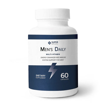 Super Naturals Men's Daily Multivitamin Energy Enhancer and Immune System Support for Men (60 Capsules, 30 Day Supply) JLM NUTRITIONALS uk supplements