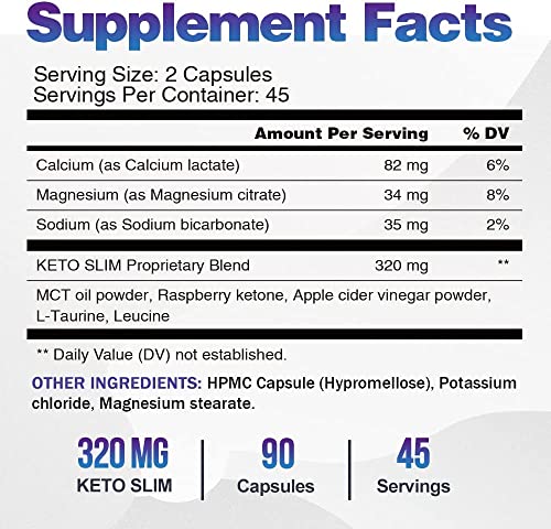 Keto Diet Pills Plus Apple Cider Vinegar - Exogenous Ketones Supplement for women men VEGEPOWER uk supplements