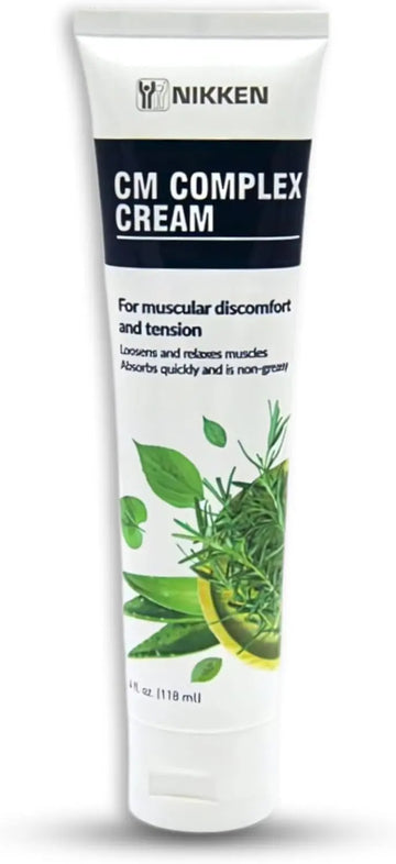 Sports Muscle Rub for Nikken CM Complex Cream 15071, Topical Muscle Relaxer Cream for Neck Tension, Legs & Knee Soreness & Muscular Body Aches, Fast, No Stain & Greaseless Massage Lotion Goodscious uk supplements