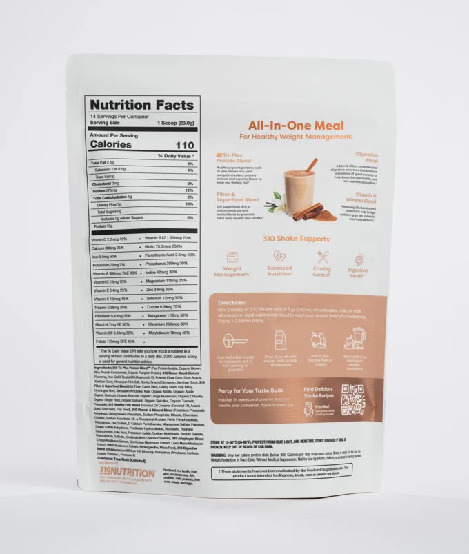 310 Nutrition - All In One Meal Replacement Shake - Fiber Rich Vegan Superfood Blend 310 Nutrition uk supplements