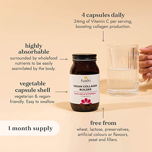 Fushi Vegan Collagen Booster, Vegan Amino Acids, with Vitamin C, E, Biotin Fushi uk supplements