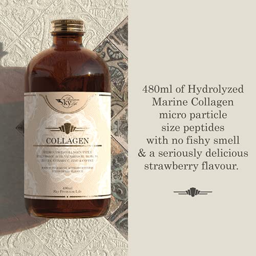Sky Premium Life Hydrolysed Collagen Type I Food Supplement - Strawberry Taste Sky Premium Life uk supplements