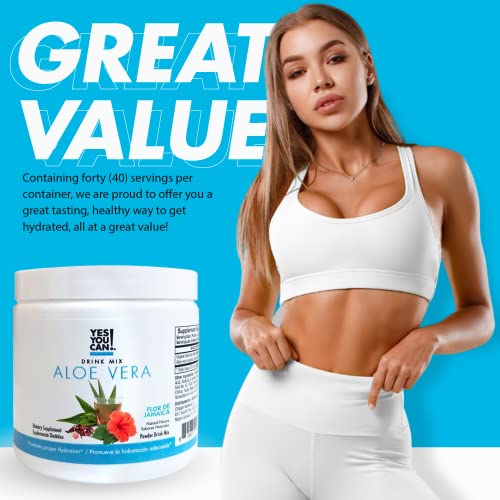 Yes You Can! Organic Aloe Vera Drink Mix - Super Greens Powder - Energy Drink Powder Yes You Can! uk supplements