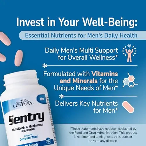 21st Century Sentry Men Multivitamin, 120 Count 21st Century uk supplements