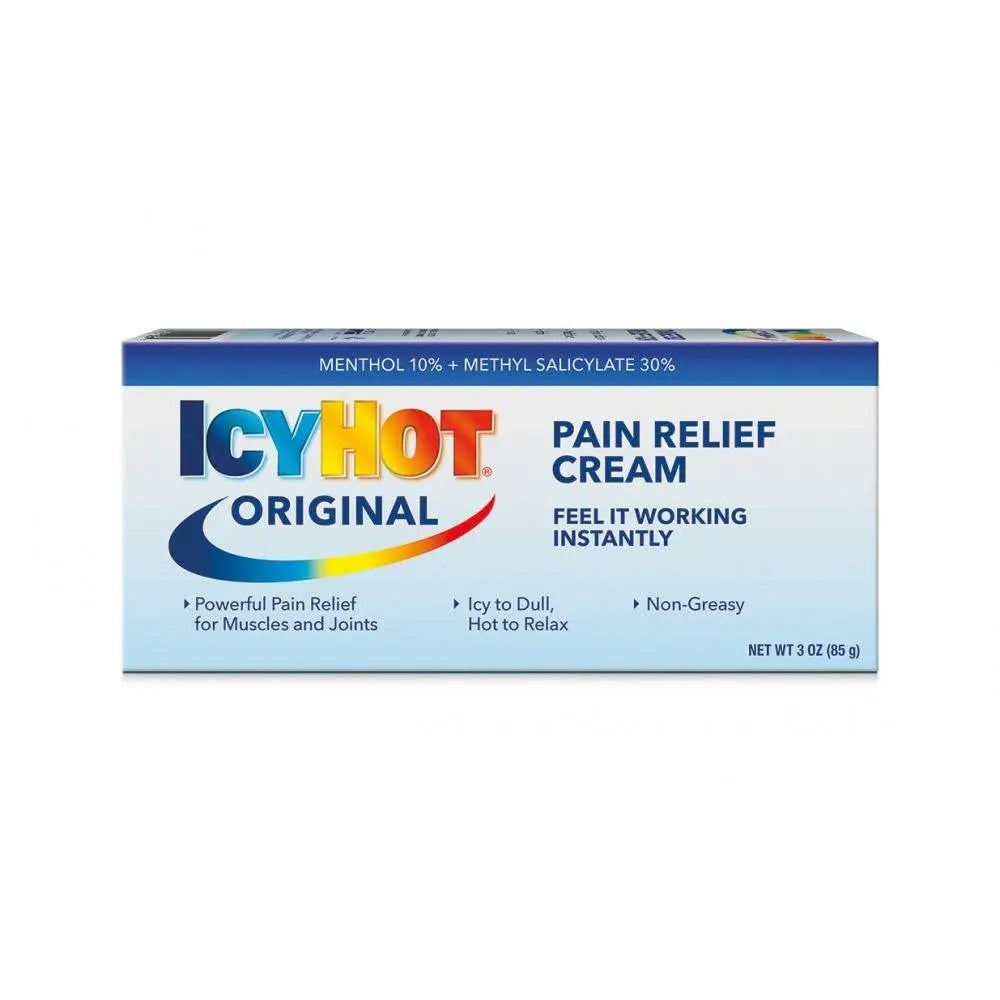 ICY HOT Pain Relieving Cream Extra Strength 3 oz ( Packs of 4) Icy Hot uk supplements