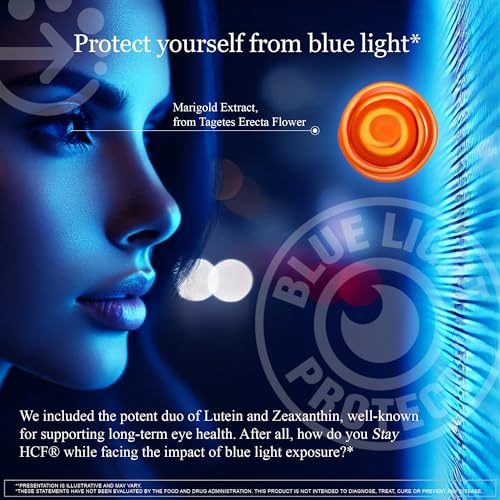 HCF A20 Microbead Brain Health Supplements for Adults for Memory, Focus, Calm, Mood, Alertness, Attention, Vision, Sleep, Immune System, 20 Premium Nootropic Nutrients Multivitamin & 7 Advances® Tech HCF uk supplements