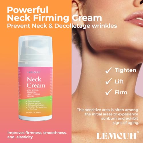 Neck Firming Cream for Women: Neck Cream - Neck Tightening Cream - Neck Creams Lemcuh uk supplements