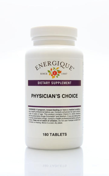 Energique Physician's Choice multivitamin Providing Optimal doses of Essential Vitamins and Minerals. Energique uk supplements
