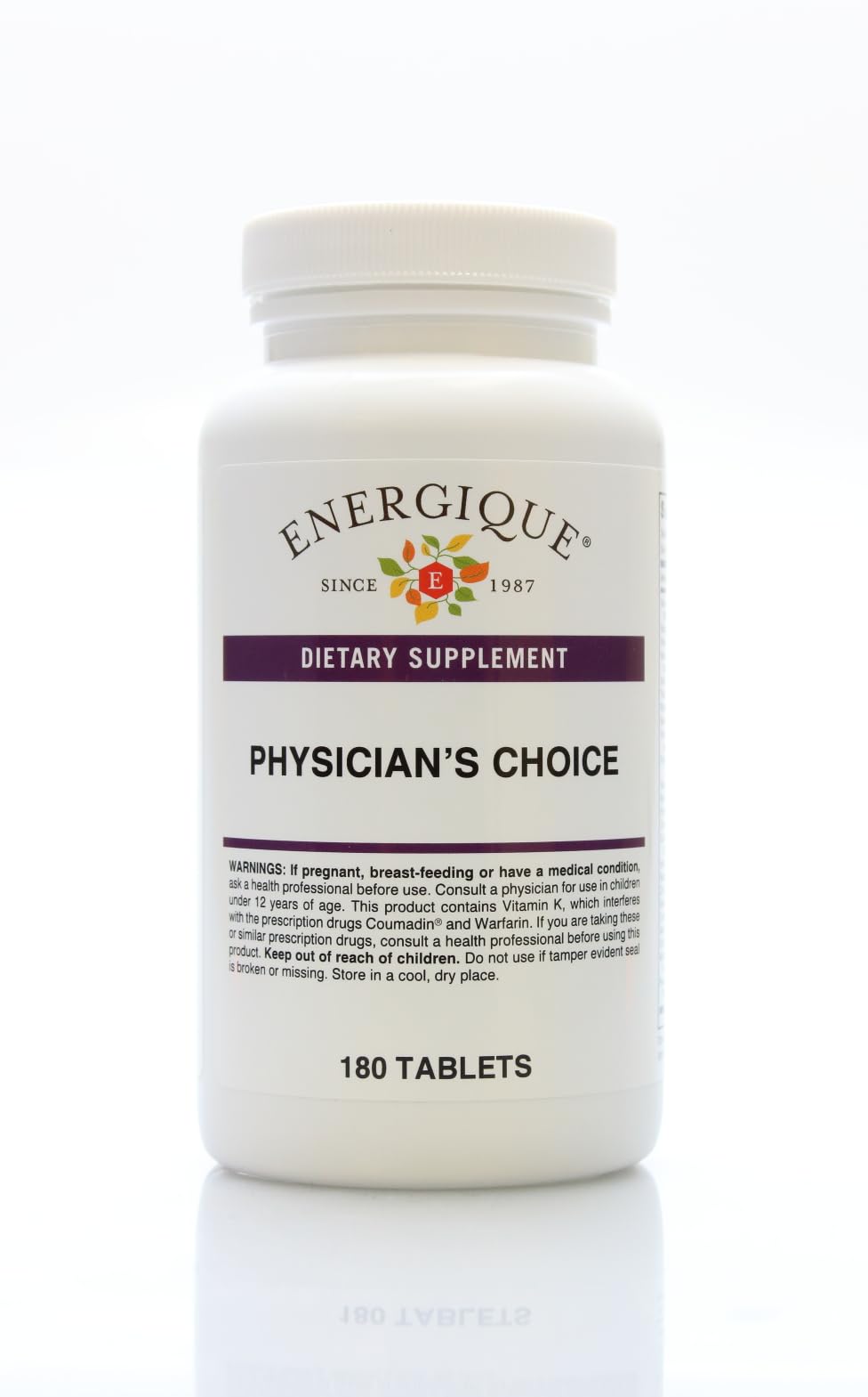 Energique Physician's Choice multivitamin Providing Optimal doses of Essential Vitamins and Minerals. Energique uk supplements