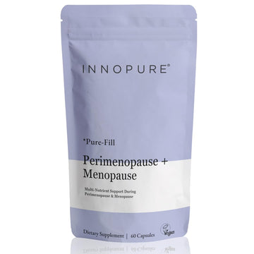 INNOPURE Perimenopause & Menopause Complex for Women (2 Month Supply) Red Clover, Wild Yam, Maca, Sage and Vitamins Including B6 for Hormone Regulation, Clean Label (Pure-Fill) 60 Capsules INNOPURE uk supplements