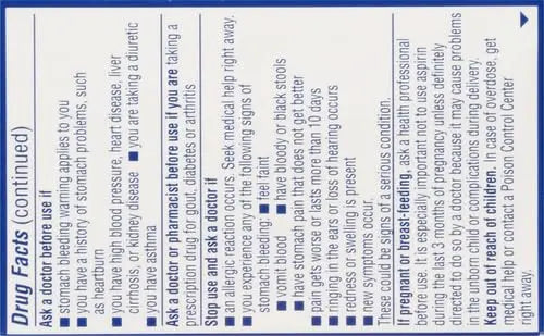 St. Joseph Aspirin Pain Reliever (NSAID) 81mg, Enteric Safety Coated, Adult Low Dose Regimen, 36 ct St. Joseph uk supplements