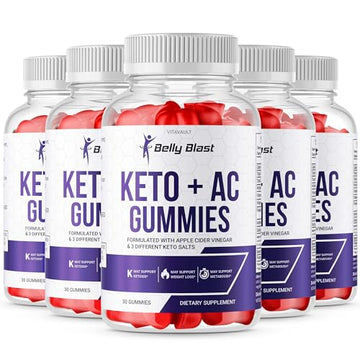 (5 Pack) Belly Blast Keto + ACV Gummies, Belly Blaster Keto Plus Advanced Weight Loss Vitavault uk supplements