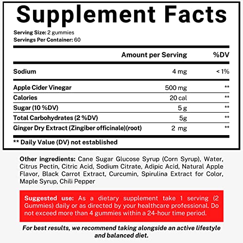 Apple Cider Vinegar Gummies with The Mother - ACV Gummies for Detox, Cleansing & Immune Support SIMPLE WONDERS uk supplements