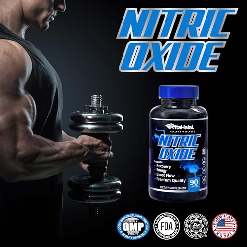 VitaHalal Nitric Oxide Supplement - Powerful Nitric Oxide Booster for Men to Support Blood VitaHalal uk supplements