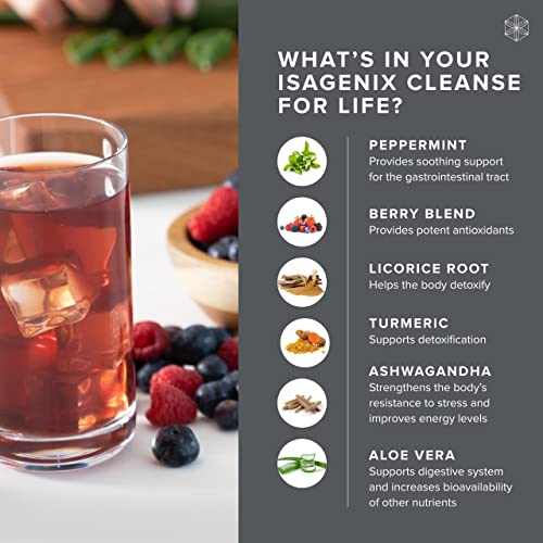 Isagenix Cleanse for Life - Detox Cleanse Drink with Vitamin B12, Niacin and Vitamin B6 Isagenix uk supplements