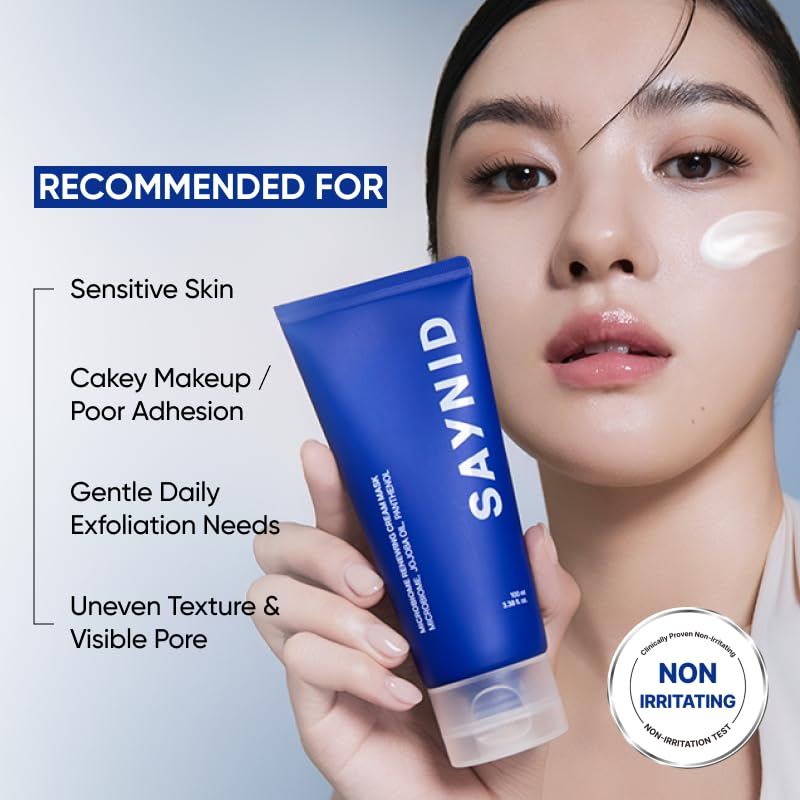 SAYNID MICROBIOME RENEWING CREAM MASK TRIAL KIT, Wash-off Cream, Soft Exfoliating Face Scrub Dead Skin Cells | 4.5g/0.15oz (3EA) SAYNID uk supplements