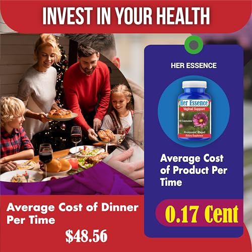 Her Essence Womens Probiotic for Gut Health, Prebiotics and Probiotics Celebrity LifeStyle Product uk supplements