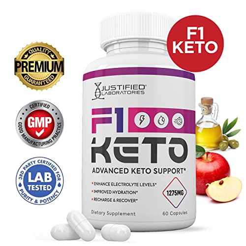 (3 Pack) F1 Keto Pills 800MG Includes goBHB Exogenous Ketones Advanced Ketosis Justified Laboratories uk supplements