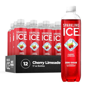 Sparkling Ice, Cherry Limeade Sparkling Water, Zero Sugar Flavored Water, with Vitamins Sparkling ICE uk supplements