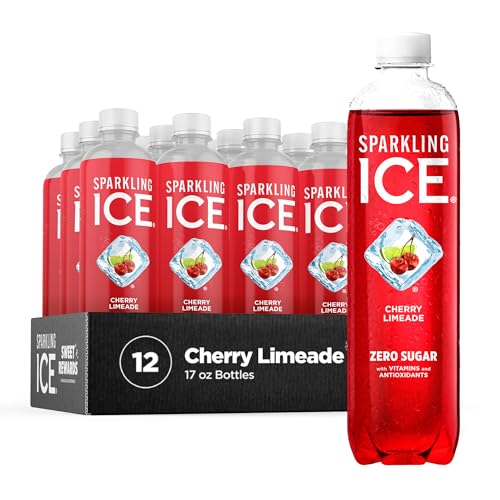Sparkling Ice, Cherry Limeade Sparkling Water, Zero Sugar Flavored Water, with Vitamins Sparkling ICE uk supplements