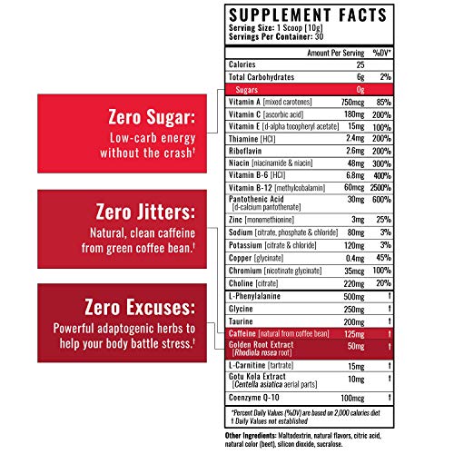 Wilderness Athlete - Energy & Focus | Energy Pre Workout for Women & Men - Energy Wilderness Athlete uk supplements