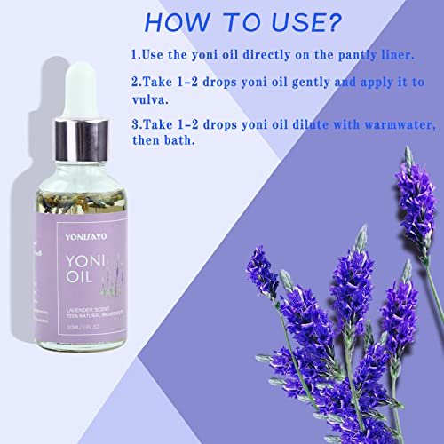 2 Packs Yoni Oil for Women, All Natural Feminine Oil Intimate Deodorant for Women, Remove Odor, Ph Balanced yonisayo uk supplements