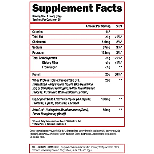 ALPHA LION Superhuman Whey Protein Powder, Great Tasting Pure Whey Protein Isolate ALPHA LION uk supplements