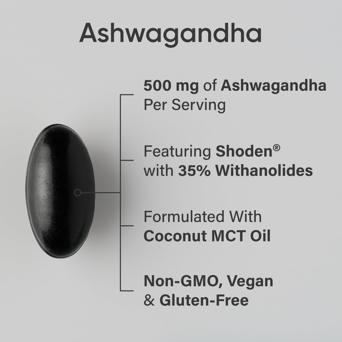 Sports Research® Ashwagandha Softgels with Coconut MCT Oil - Natural Adaptogen Made with Shoden® Ashwa for Relaxation, Calm & Sleep Support - Gluten Free & Vegan Friendly - 60 Count Sports Research uk supplements