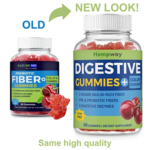 HEMPWAY Fiber Gummies for Digestive Colon Cleanse - Health & Daily Weight Support HEMPWAY uk supplements