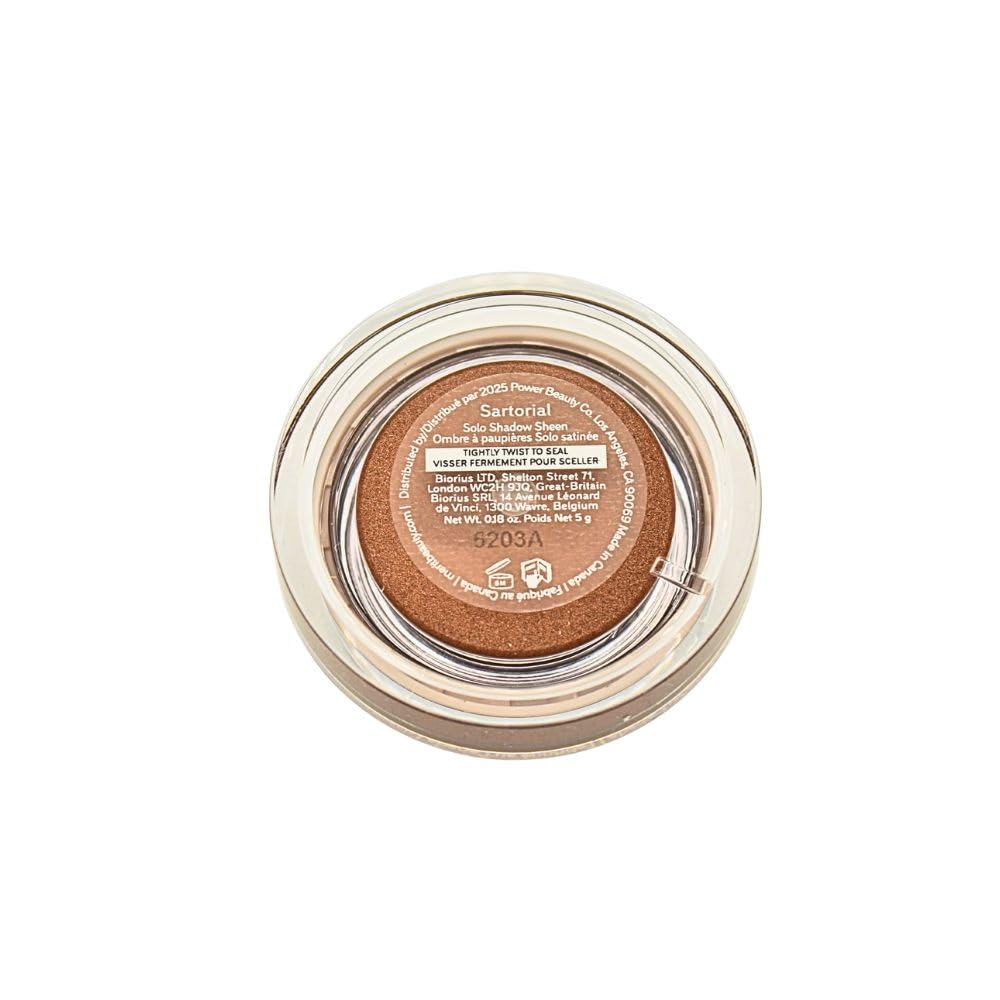 Merit Solo Shadow Cream Eyeshadow Sartorial Bronze, Buildable Crease-Free Pearlescent Color, Vegan & Cruelty-Free, 0.1 oz Merit uk supplements