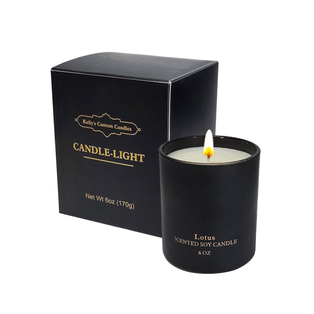 Scented Candles for Women,Premium Lotus Aromatherapy Candles, Home Scented Candle Kelly's Custom Candles uk supplements