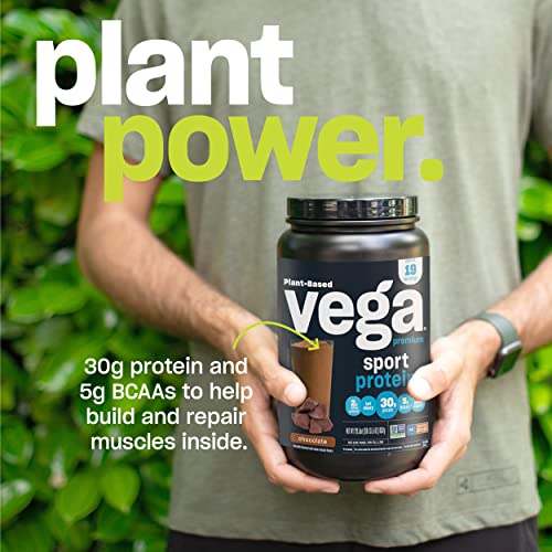 Vega Premium Sport Protein Mocha Protein Powder, Vegan, Non GMO, Gluten Free Plant Vega uk supplements