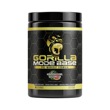 Gorilla Mode Base Pre Workout - Raises Nitric Oxide · Intense Focus & Drive · Endurance Gorilla Mind uk supplements