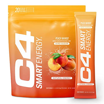 C4 Smart Energy Powder Stick Packs - Sugar Free Performance Fuel & Nootropic Brain Cellucor uk supplements