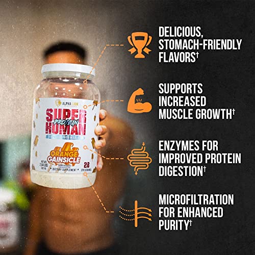 ALPHA LION Superhuman Whey Protein Powder, Great Tasting Pure Whey Protein Isolate ALPHA LION uk supplements