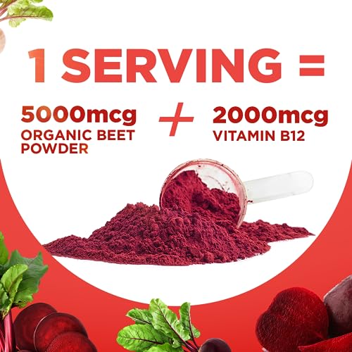 selfevolve Beet12 - Organic Beet Root Powder Enhanced with Vitamin B12, Nitric Oxide Booster selfevolve uk supplements