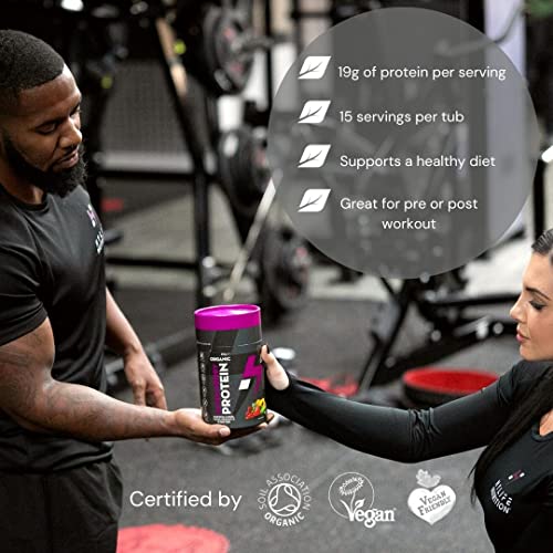 Hylife Nutrition - Organic Protein Powder - Mixed Berry Vegan Protein Powder (450g - 15 Servings) Hylife Nutrition uk supplements