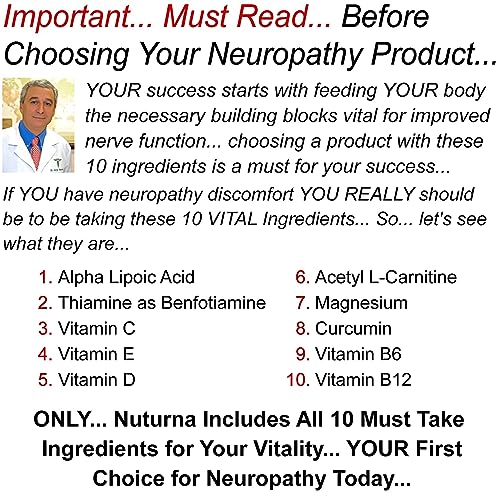 Neuropathy Support Supplement with 600 mg Pure Alpha Lipoic Acid Nuturna uk supplements