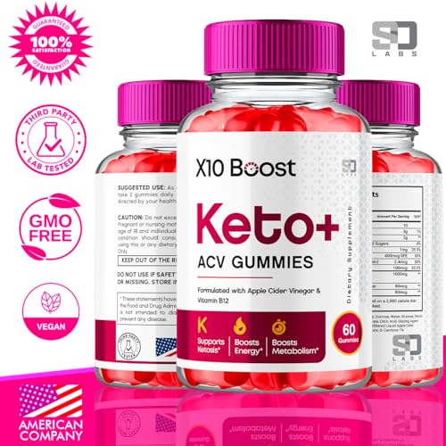 (2 Pack) X10 Boost Keto ACV Gummies Advanced Weight Loss, X10 Boost Keto S.O Labs uk supplements