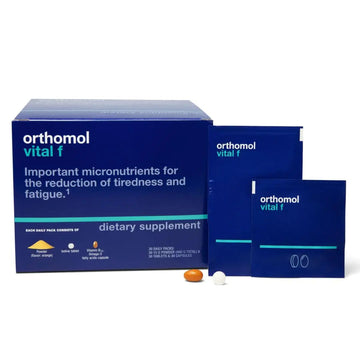 Orthomol Vital F Powder & Tablet Packet, Women's Multivitamin, 30-Day Supply, Vitamins A, B, C, D, E, K, Calcium, Iodine, Omega-3… Orthomol uk supplements